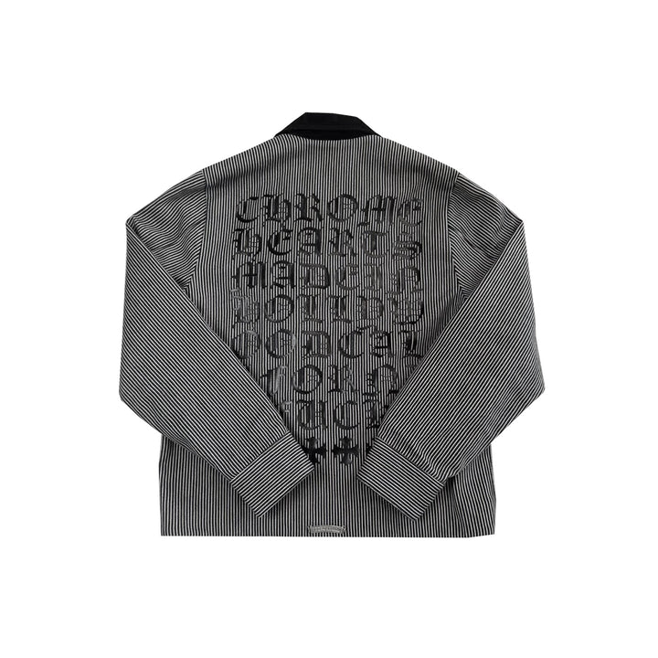 Chrome Hearts Japan Exclusive Striped Black Work Jacket - SHENGLI ROAD MARKET