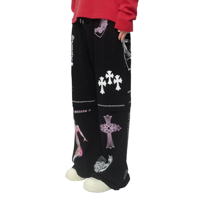 Chrome Hearts JJS Deadly Doll Miami Exclusive Black Pants - SHENGLI ROAD MARKET