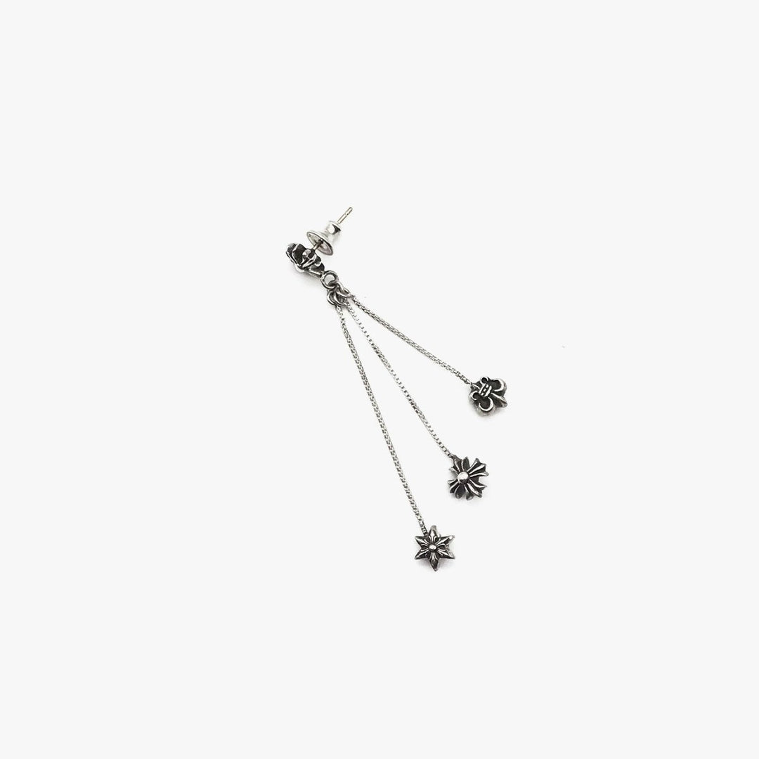 Chrome Hearts JOJO Silver Earring Drop - SHENGLI ROAD MARKET