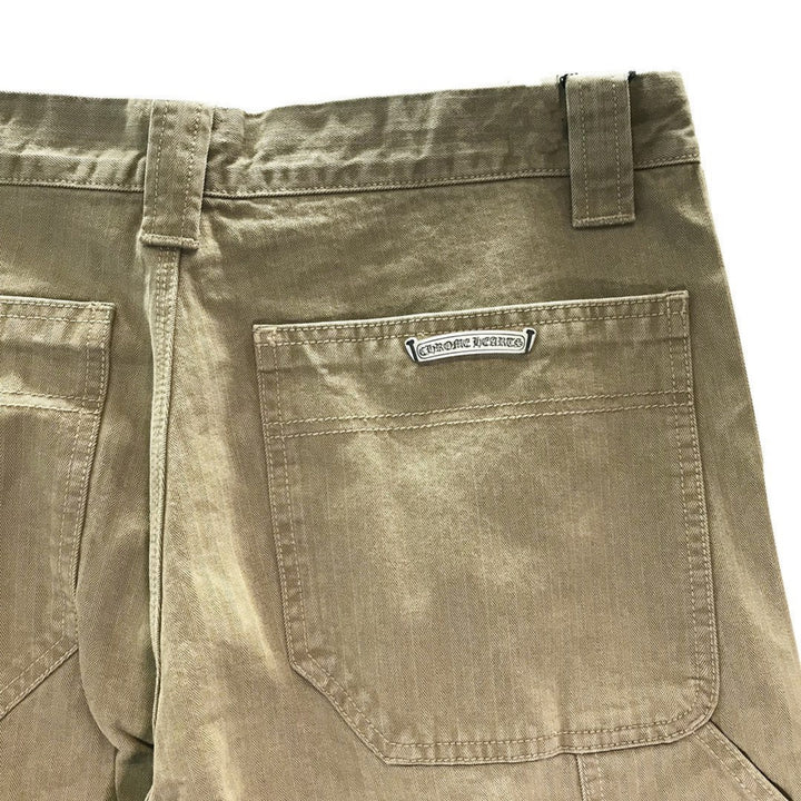 Chrome Hearts Khaki Rivet Carpenter Pants
