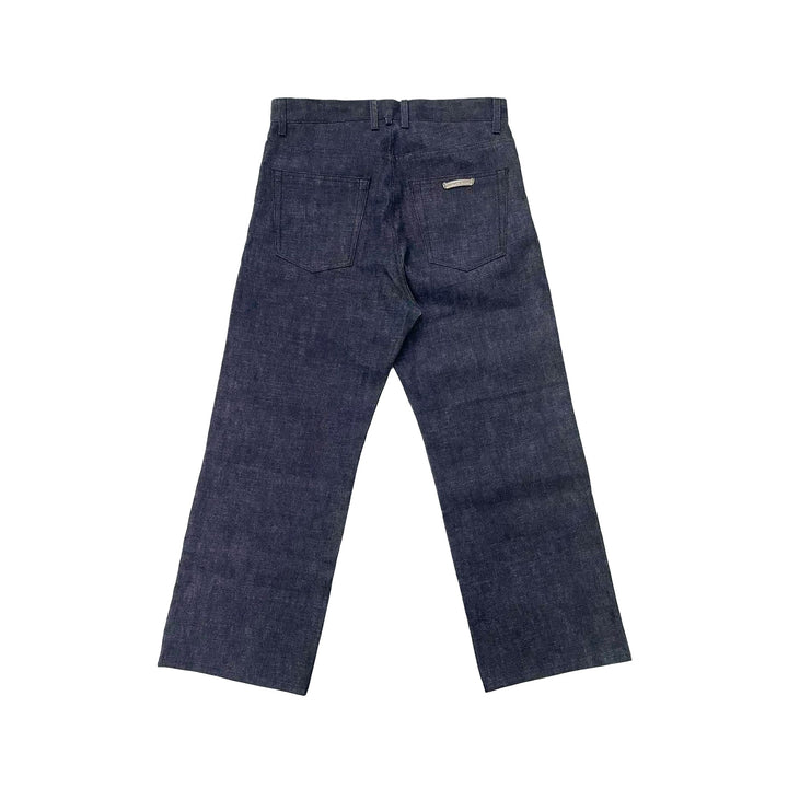 Chrome Hearts KS Cross Button Indigo Jeans - SHENGLI ROAD MARKET
