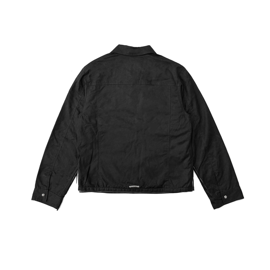 Chrome Hearts KS Selvedge Button up Black Quilted Jacket - SHENGLI ROAD MARKET