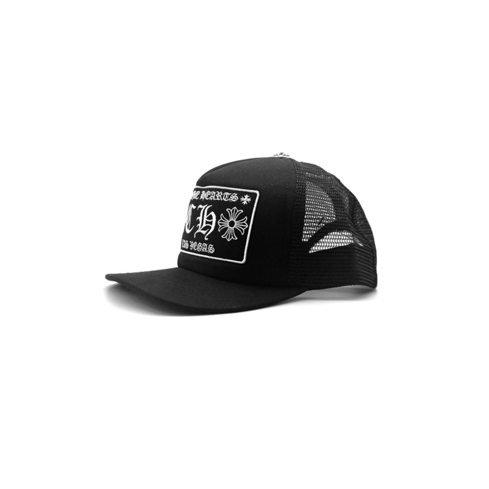 Chrome Hearts Las Vegas CH Logo Black Baseball Cap - SHENGLI ROAD MARKET