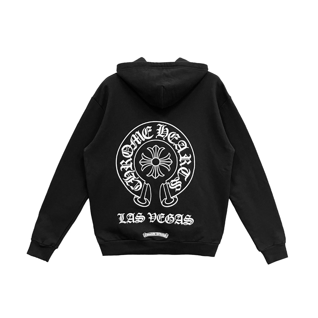 Chrome Hearts Las Vegas Exclusive Black Pullover Hoodie - SHENGLI ROAD MARKET