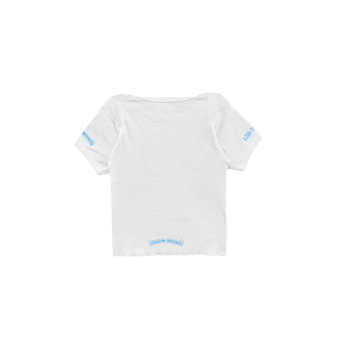 Chrome Hearts Las Vegas Exclusive Dice Logo Cropped Short Sleeves Tee - SHENGLI ROAD MARKET