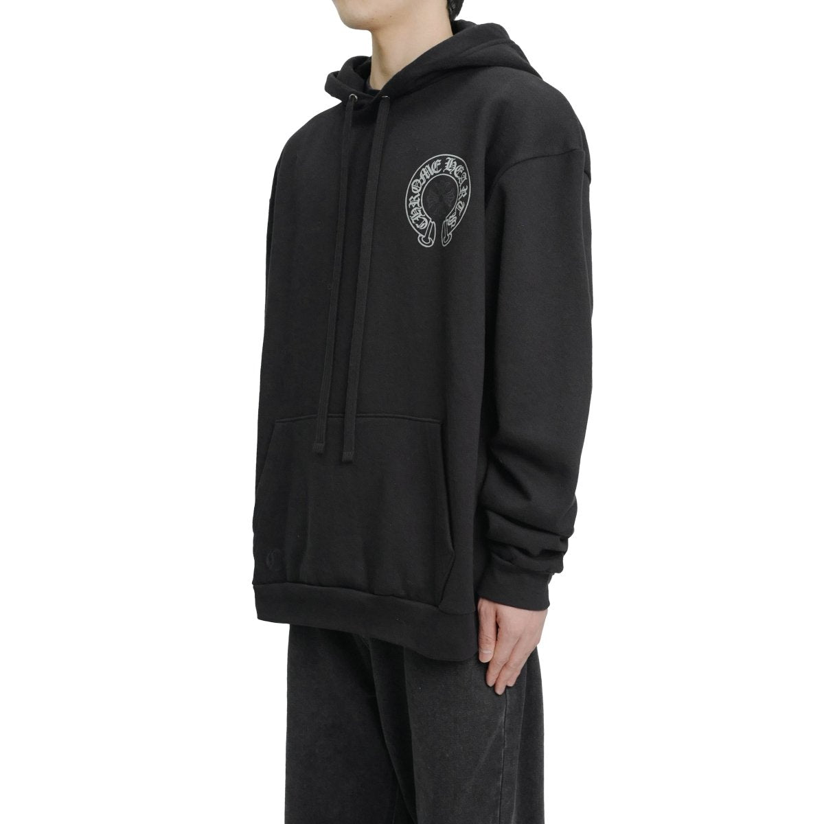 【Chrome Hearts】 正規品★ Silver Glitter Hoodie Black Chrome Hearts Silver Glitter Hoodie Black Men's - SS24 - US
