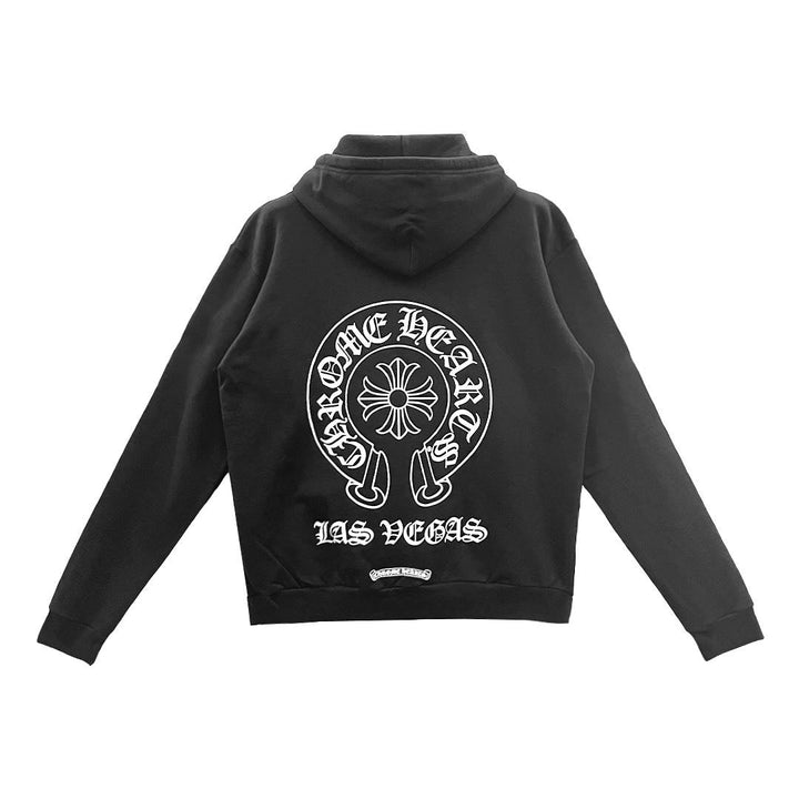 Chrome Hearts Las Vegas Exclusive Horseshoe Back Zip Hoodie - SHENGLI ROAD MARKET