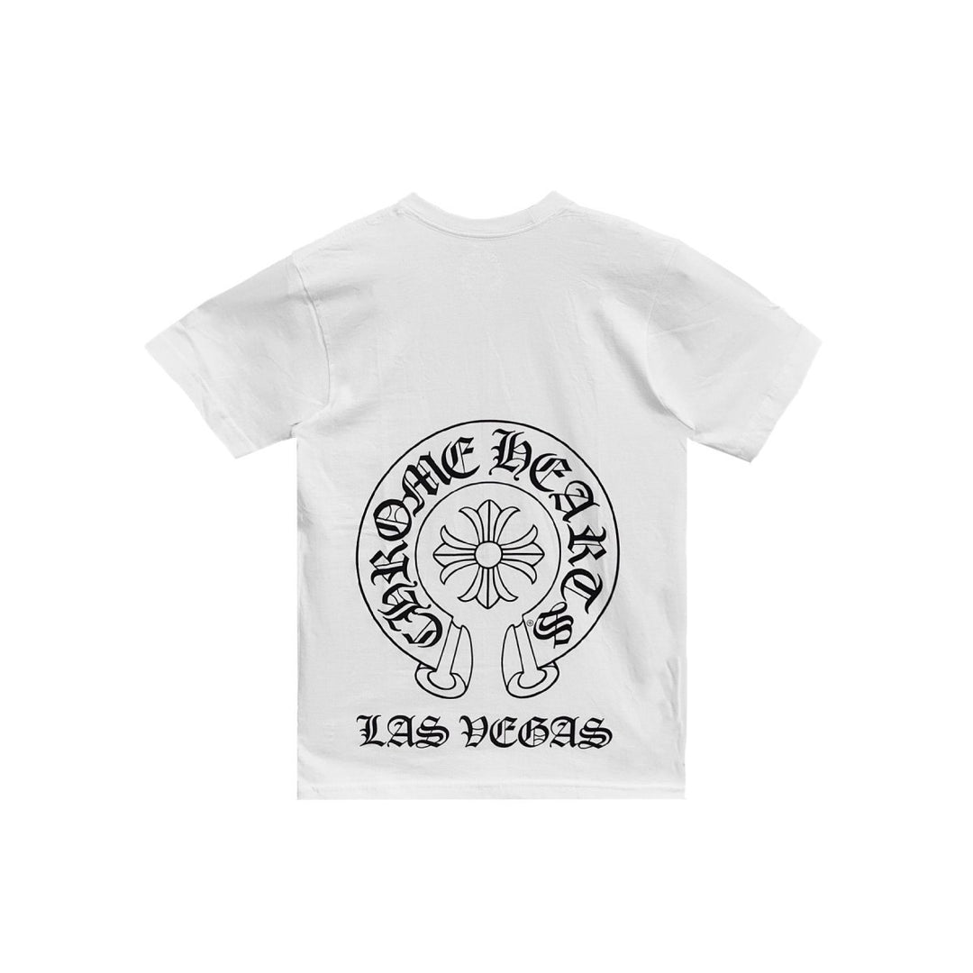 Chrome Hearts Las Vegas Exclusive Horseshoe Logo Short Sleeve T-shirt - SHENGLI ROAD MARKET