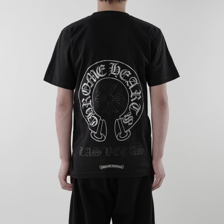 Chrome Hearts Las Vegas Exclusive Horseshoe Logo Short Sleeve T-Shirt Tee - SHENGLI ROAD MARKET