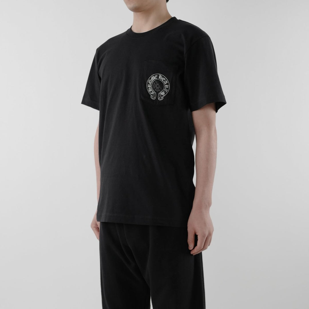 Chrome Hearts Las Vegas Exclusive Horseshoe Logo Short Sleeve T-Shirt Tee - SHENGLI ROAD MARKET