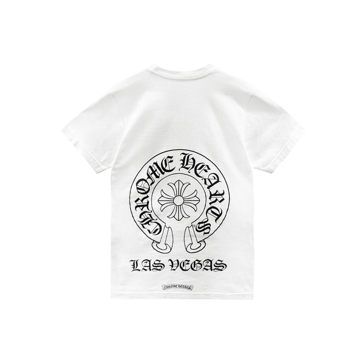 Chrome Hearts Las Vegas Exclusive Horseshoe Short Sleeve Tee - SHENGLI ROAD MARKET