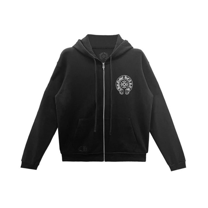 Chrome Hearts Las Vegas Exclusive Horseshoe Zip Up Hoodie - SHENGLI ROAD MARKET