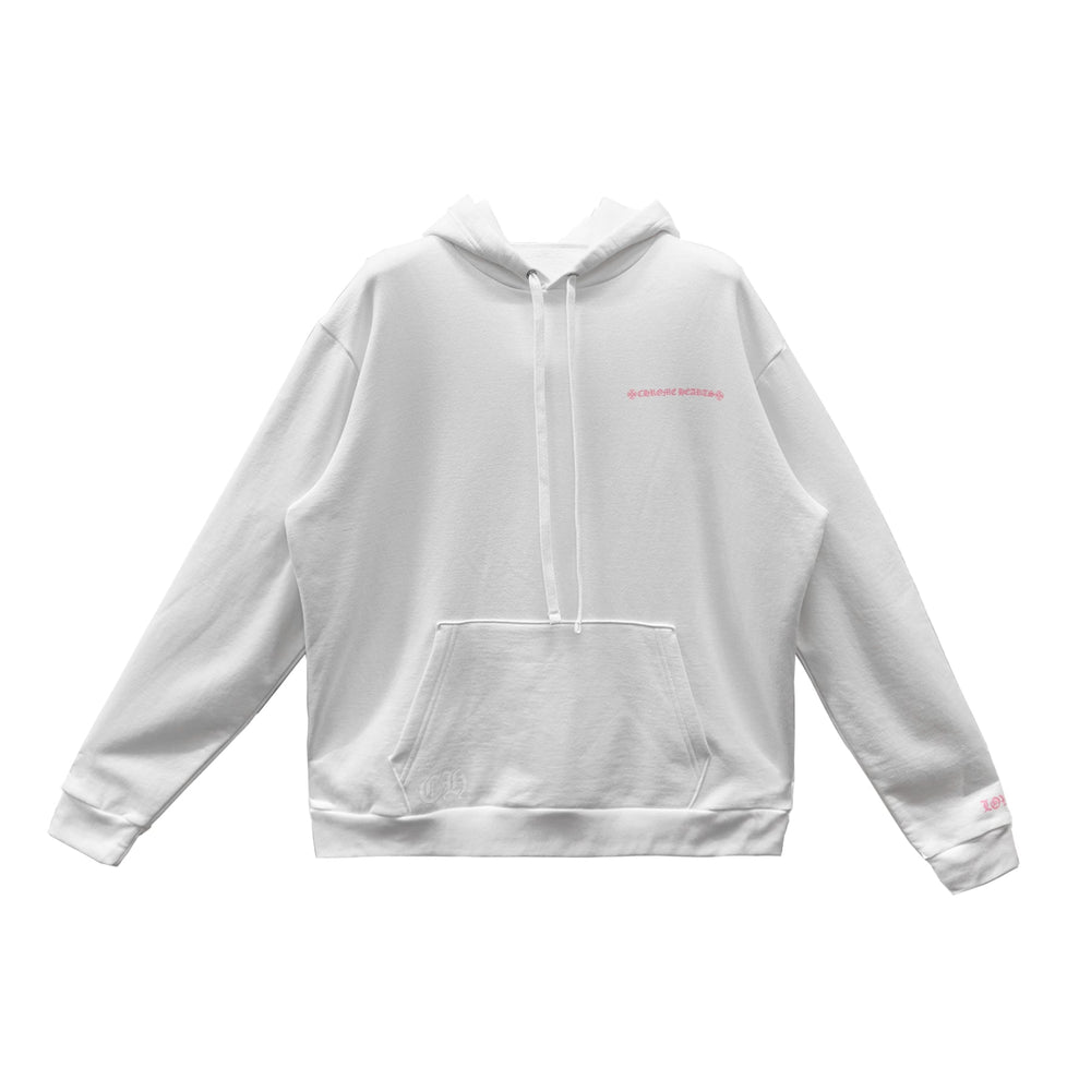 Chrome Hearts Laurie Lynn Stark " Love You" Portrait Pink Letter Hoodie - SHENGLI ROAD MARKET