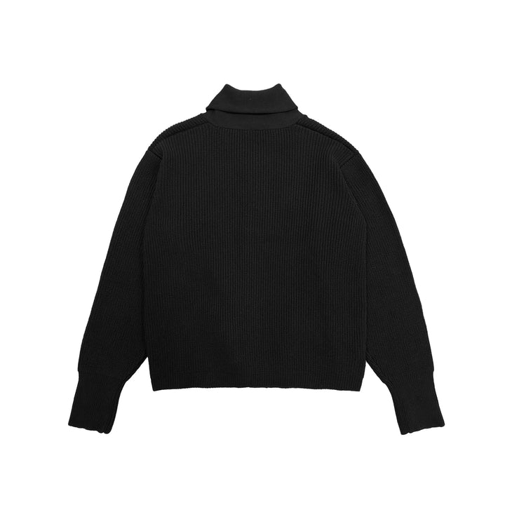 Chrome Hearts Leather Cross Patch Cashmere Cardigan Sweater - SHENGLI ROAD MARKET