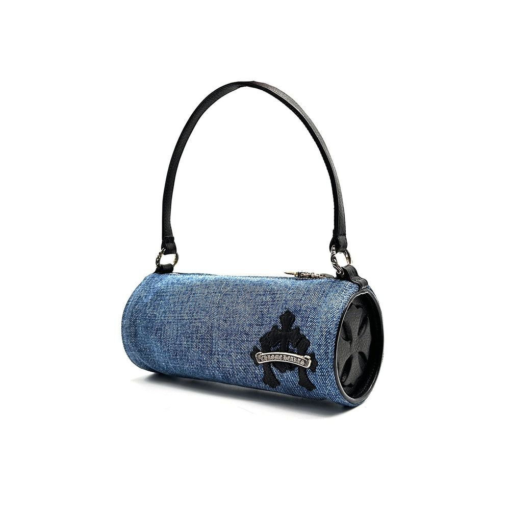 Chrome Hearts Leather Cross Patch Denim Grinds Mini Handbag - SHENGLI ROAD MARKET