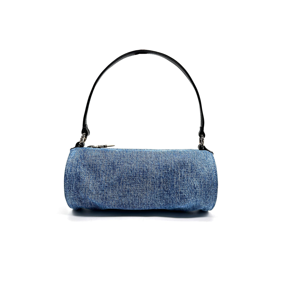 Chrome Hearts Leather Cross Patch Denim Grinds Mini Handbag - SHENGLI ROAD MARKET