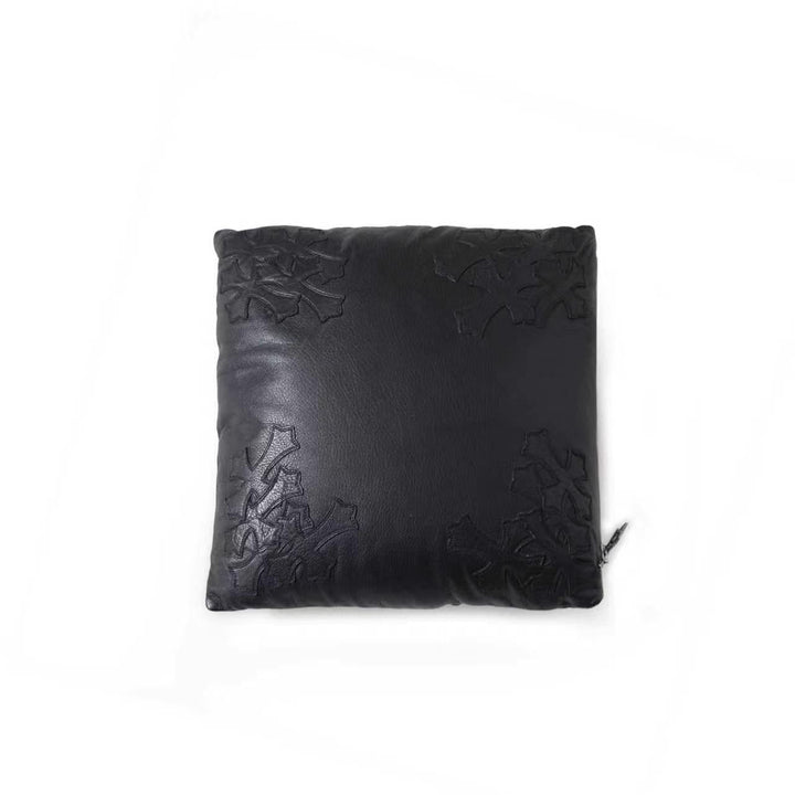 Chrome Hearts Leather Cross Patch Pillow - SHENGLI ROAD MARKET