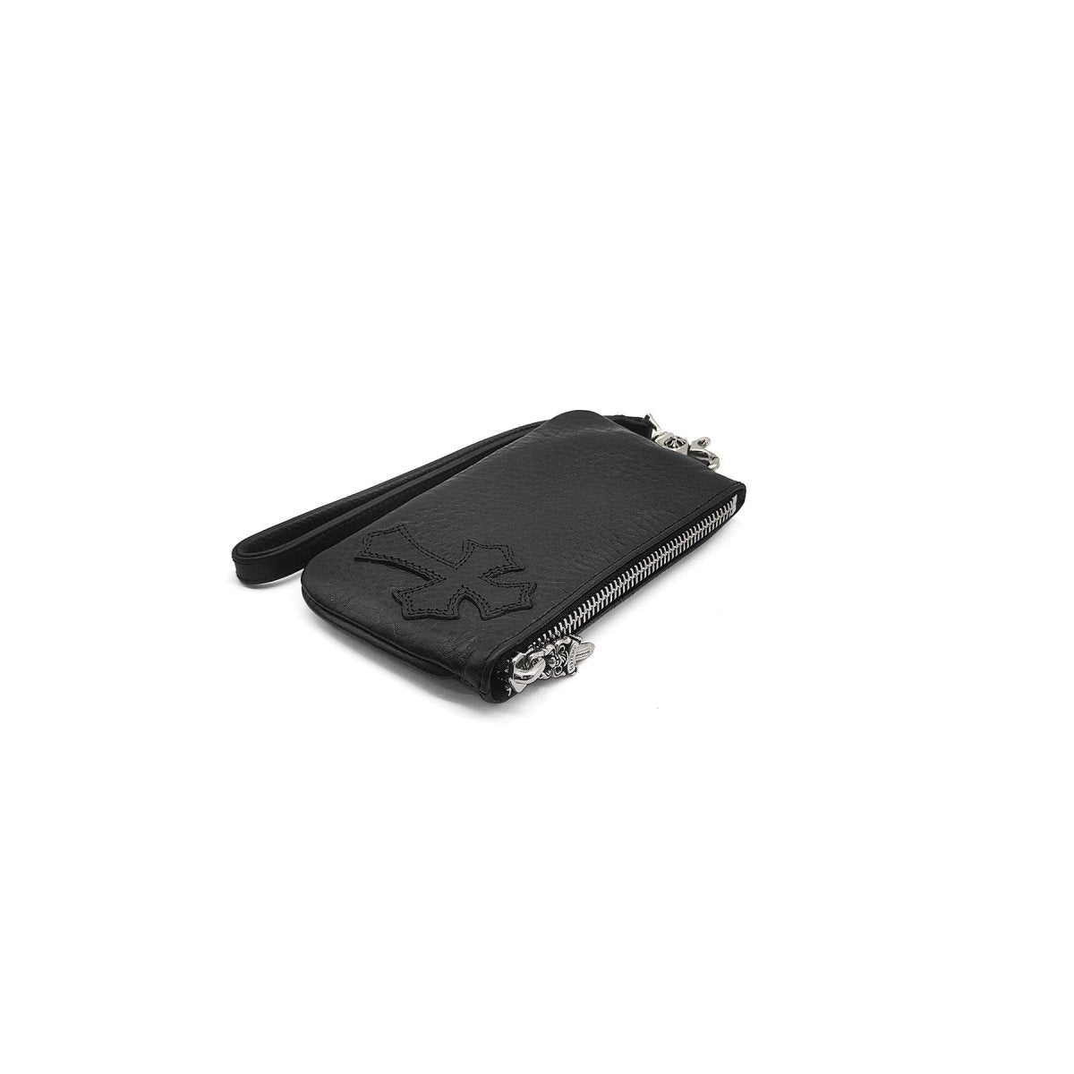 Chrome Hearts Leather Cross Patch Zip Wallet - SRM – SHENGLI