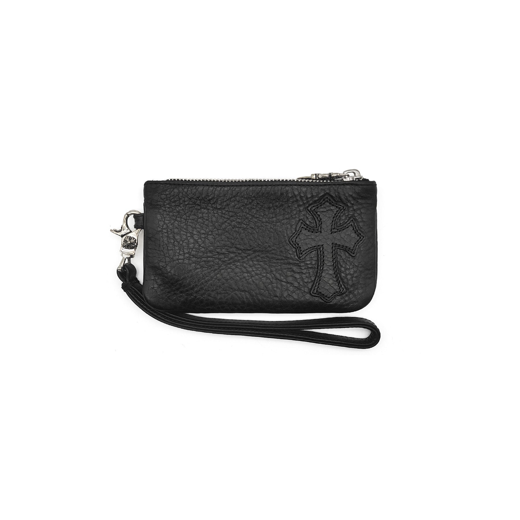Chrome Hearts Leather Cross Patch Zip Wallet - SRM – SHENGLI ROAD