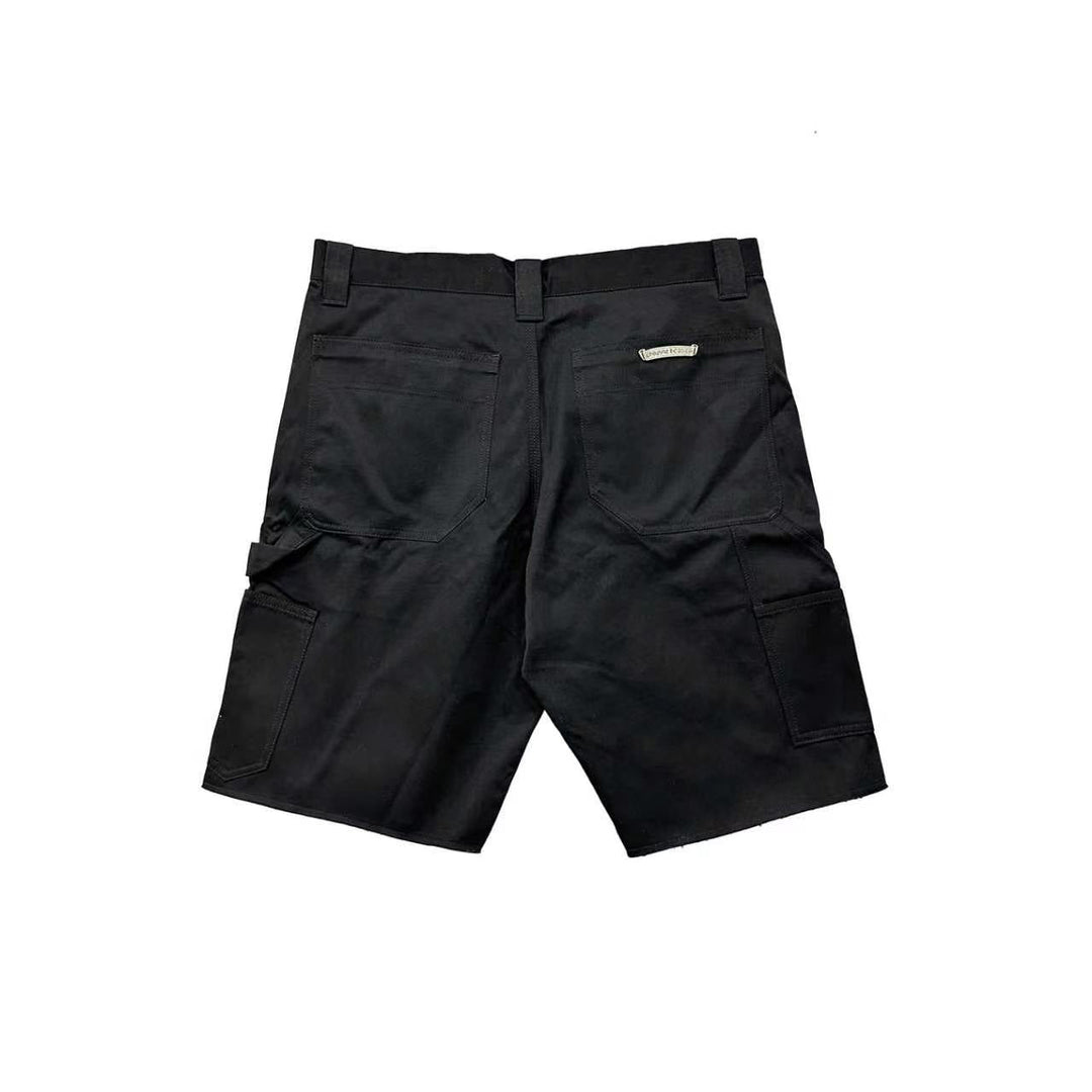 Chrome Hearts Leather Double Knee Carpenter Shorts - SHENGLI ROAD MARKET