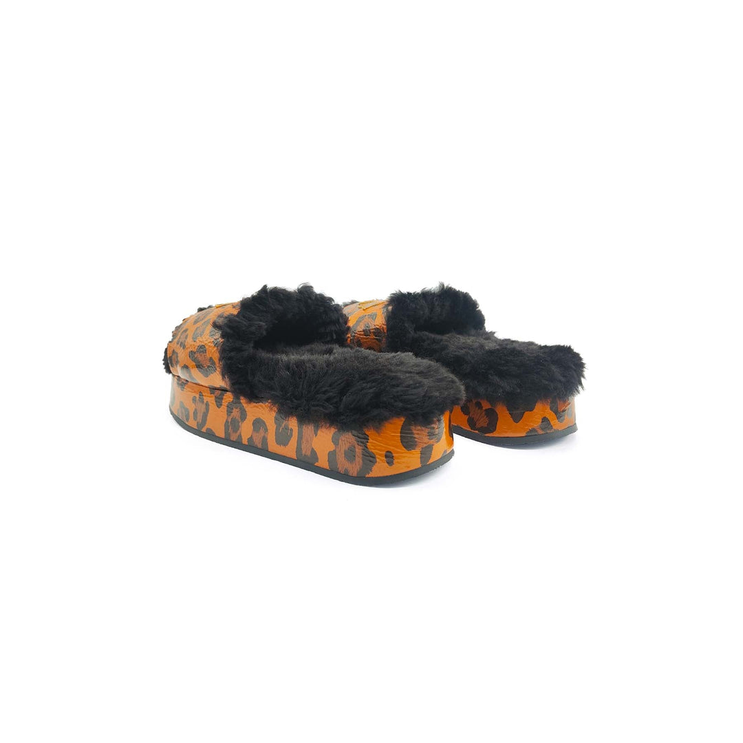 Chrome Hearts Leopard Cheetah Print Slide Slippers - SHENGLI ROAD MARKET