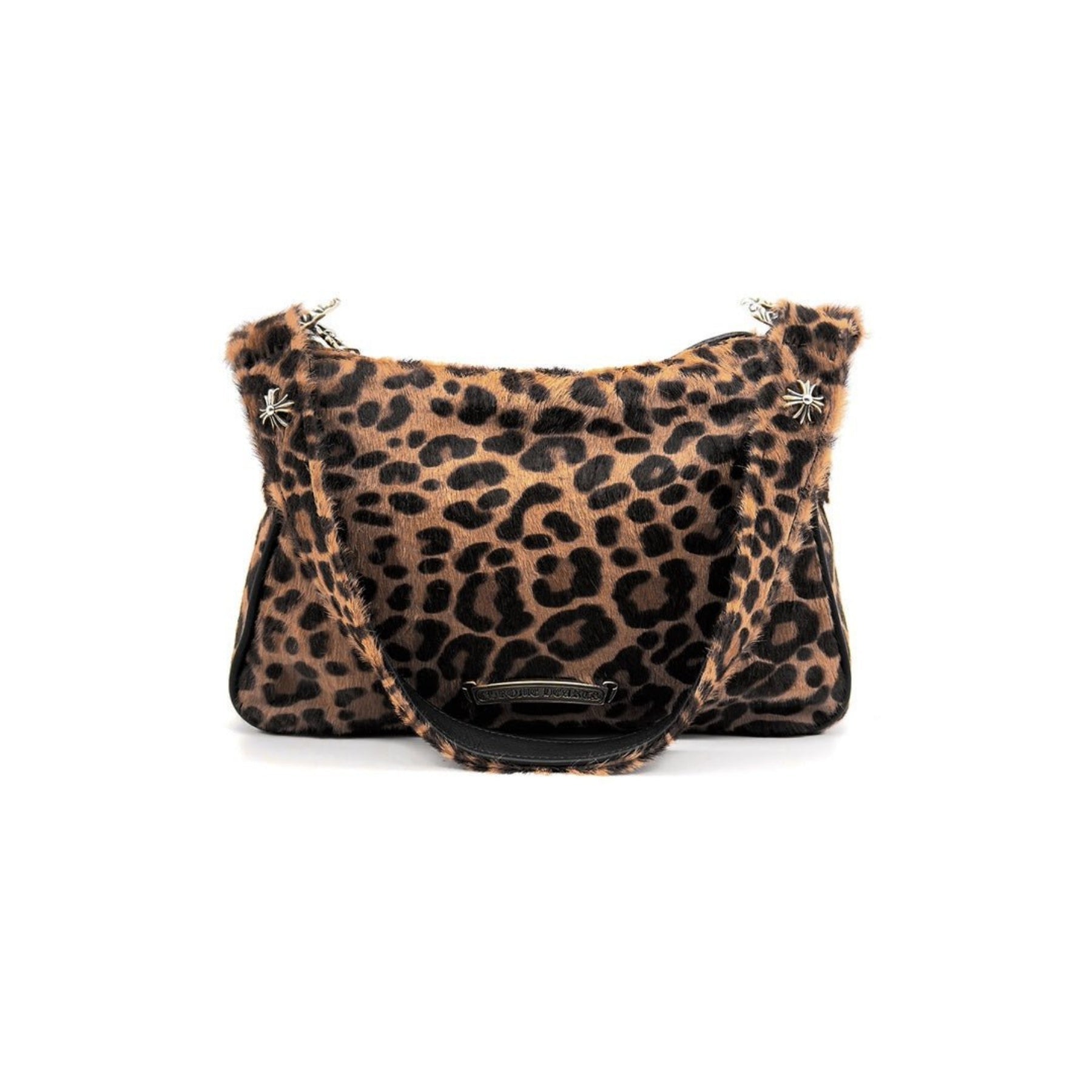 Chrome Hearts Dagger Leopard Pony Hair Chicken Nugget Bag - SRM