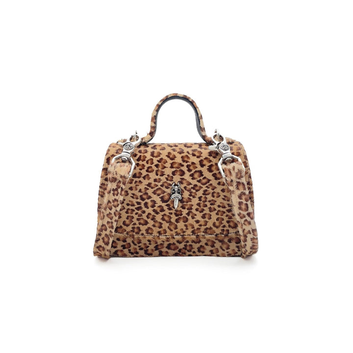 Chrome Hearts Leopard Pony Hair Flap Top Handbag - SHENGLI ROAD MARKET
