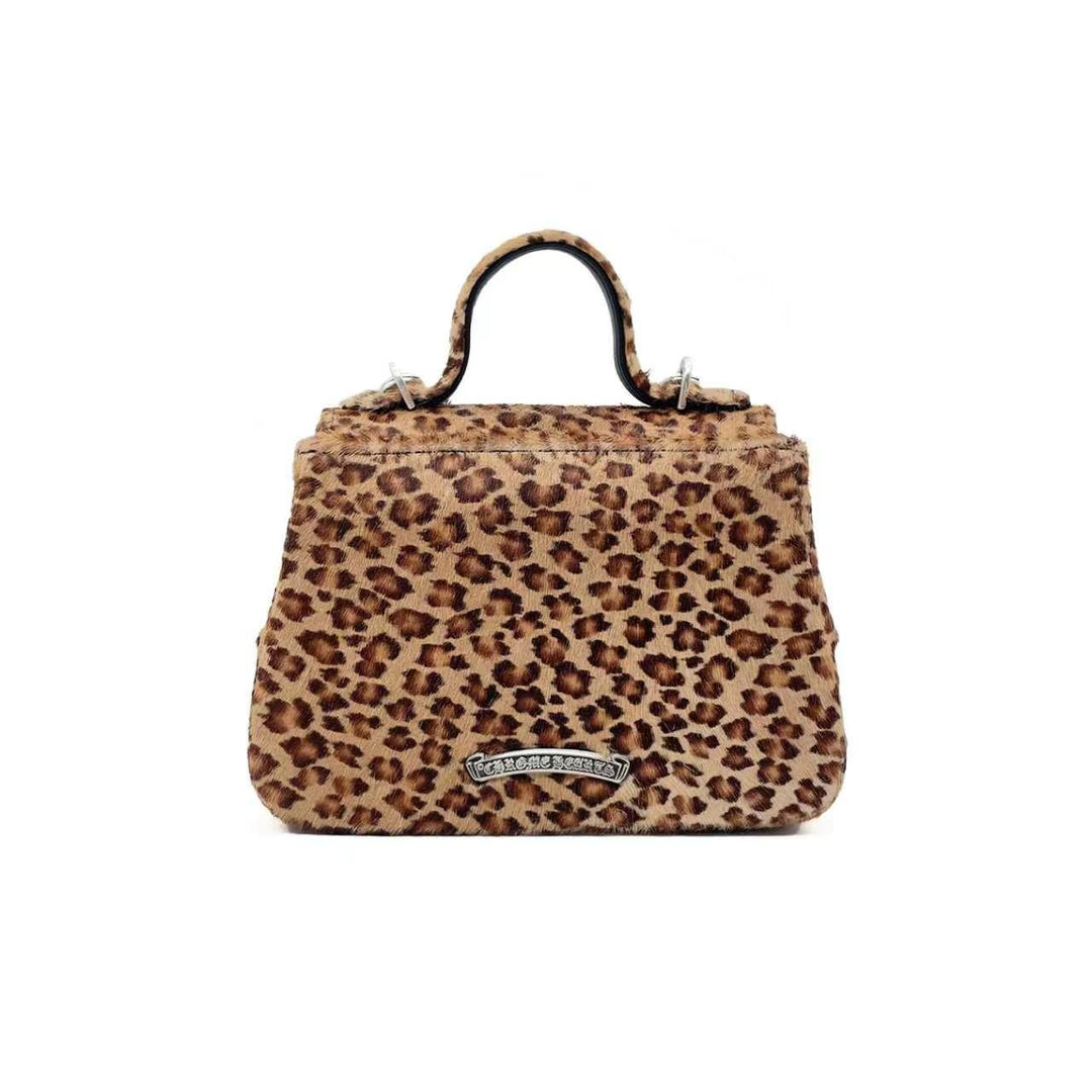 Chrome Hearts Leopard Pony Hair Flap Top Handbag - SHENGLI ROAD MARKET