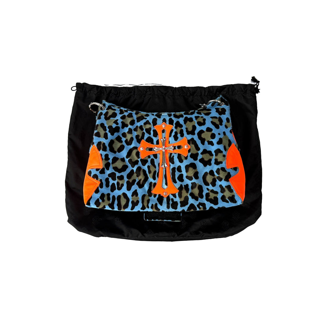 Chrome Hearts Leopard Pony Hair Silver Cross Lyon Bag - SHENGLI ROAD MARKET