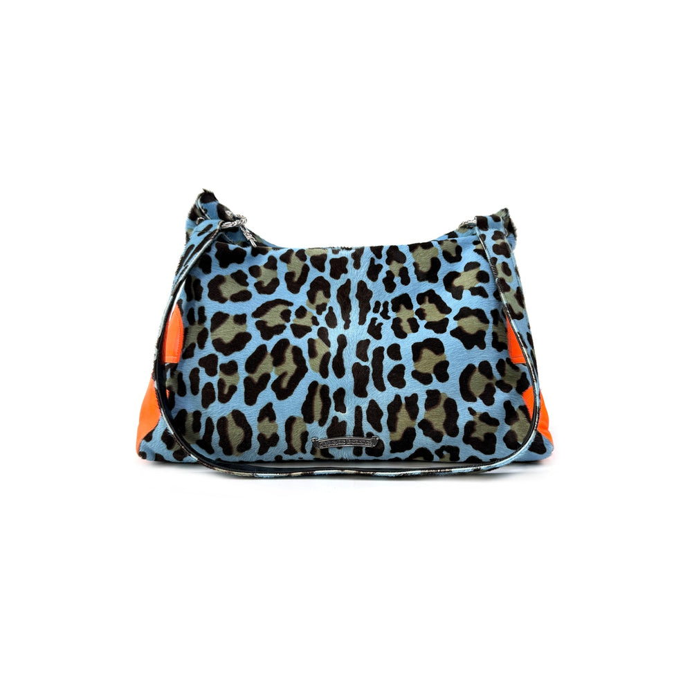 Chrome Hearts Leopard Pony Hair Silver Cross Lyon Bag - SHENGLI ROAD MARKET