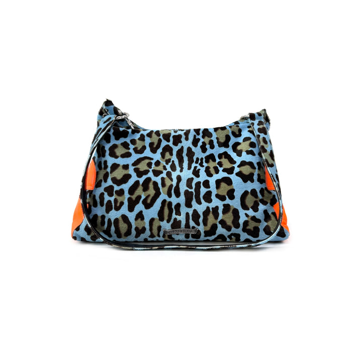 Chrome Hearts Leopard Pony Hair Silver Cross Lyon Bag - SHENGLI ROAD MARKET