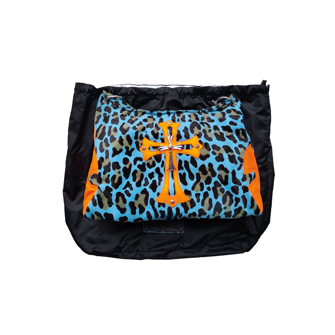 Chrome Hearts Leopard Pony Hair Silver Cross Lyon Bag - SHENGLI ROAD MARKET