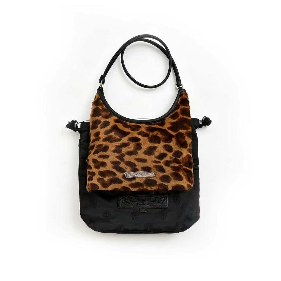 Chrome Hearts Leopard Pony Hair VIV Handbag - SHENGLI ROAD MARKET