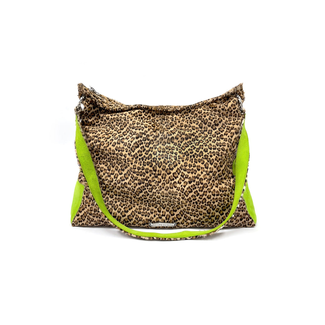 Chrome Hearts Leopard Silver Cross Patch Lyon Bag - SHENGLI ROAD MARKET
