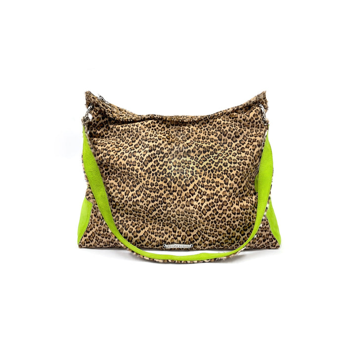 Chrome Hearts Leopard Silver Cross Patch Lyon Bag - SHENGLI ROAD MARKET