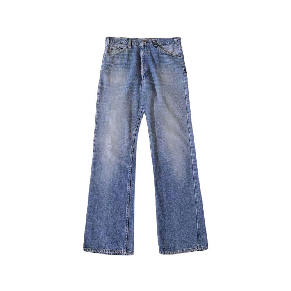 Chrome Hearts Levi's 517 Back Cross Patch Light Wash Denim Jeans - SHENGLI ROAD MARKET