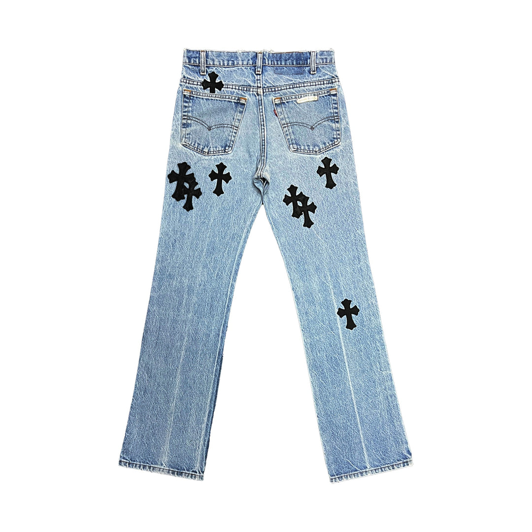 Chrome Hearts Levi‘s 517 Cross Patch Jeans - SHENGLI ROAD MARKET