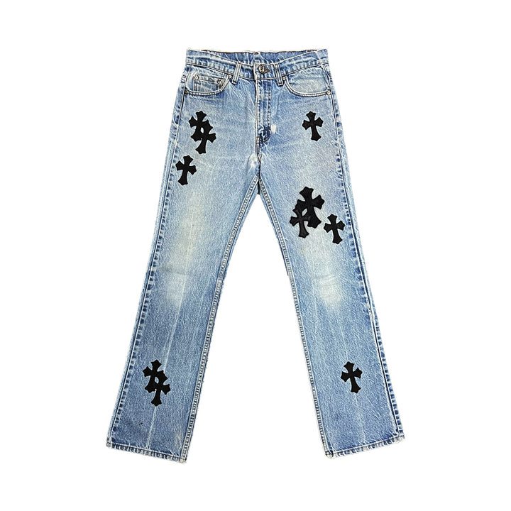 Chrome Hearts Levi‘s 517 Cross Patch Jeans - SHENGLI ROAD MARKET
