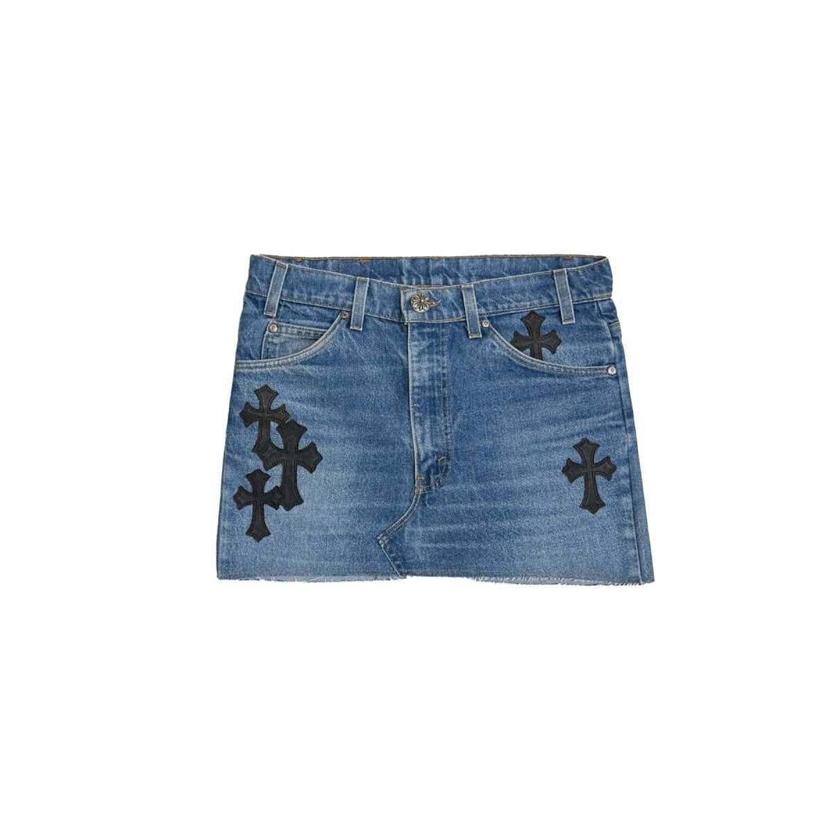【willfully】heart rivet&embroidery denim Sew-On Patch: Quilted Denim Heart – BLISS JOY BULL