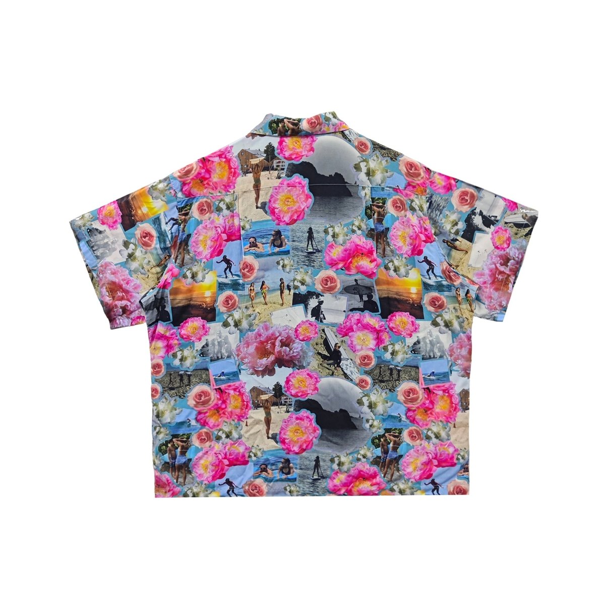 Chrome Hearts Limited Edition Hawaii Floral Silk Short Sleeve Shirt