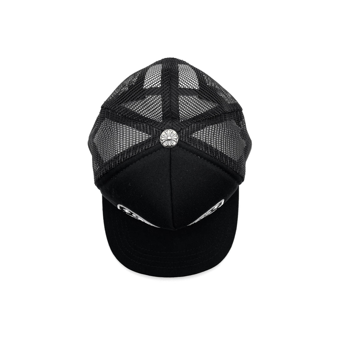 Chrome Hearts London CH Embroidered Patch Black Baseball Cap - SHENGLI ROAD MARKET