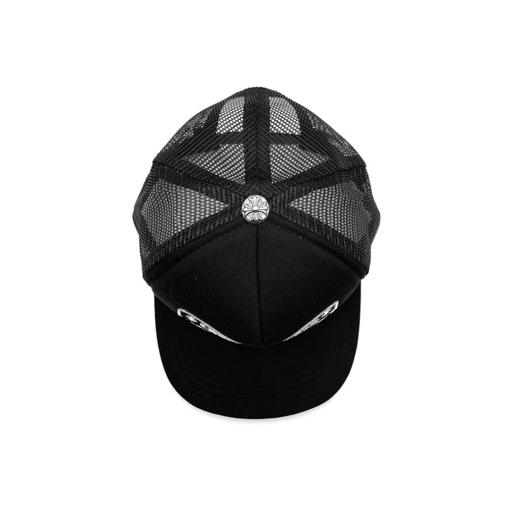 Chrome Hearts London CH Embroidered Patch Black Baseball Cap - SHENGLI ROAD MARKET