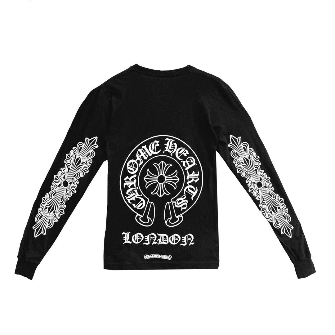 Chrome Hearts London Exclusive Horseshoe Long Sleeve T-Shirt Tee - SHENGLI ROAD MARKET