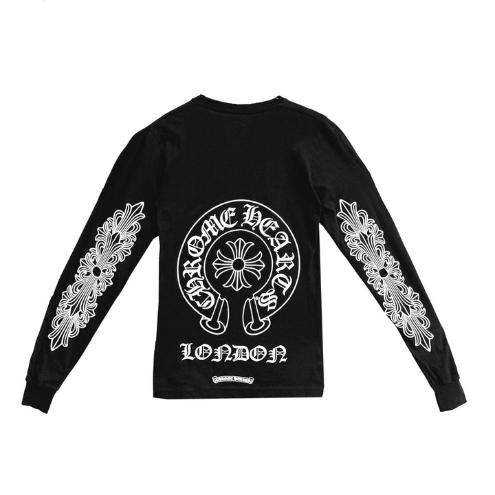 Chrome Hearts London Exclusive Horseshoe Long Sleeve T-Shirt Tee - SHENGLI ROAD MARKET