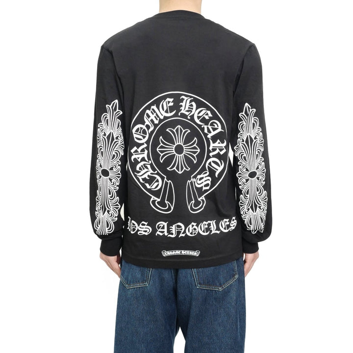 Chrome Hearts Los Angeles Exclusive Horseshoe Logo Long Sleeve T-shirt - SHENGLI ROAD MARKET