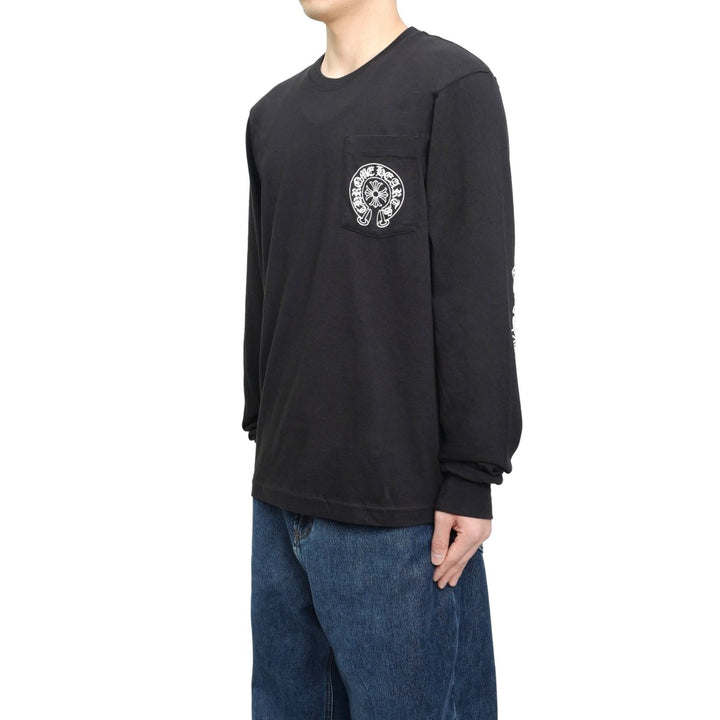 Chrome Hearts Los Angeles Exclusive Horseshoe Logo Long Sleeve T-shirt - SHENGLI ROAD MARKET