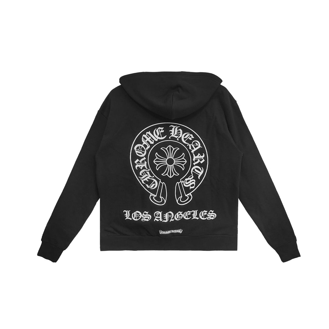 Chrome Hearts Los Angeles Exclusive Horseshoe Zip Up Hoodie - SHENGLI ROAD MARKET