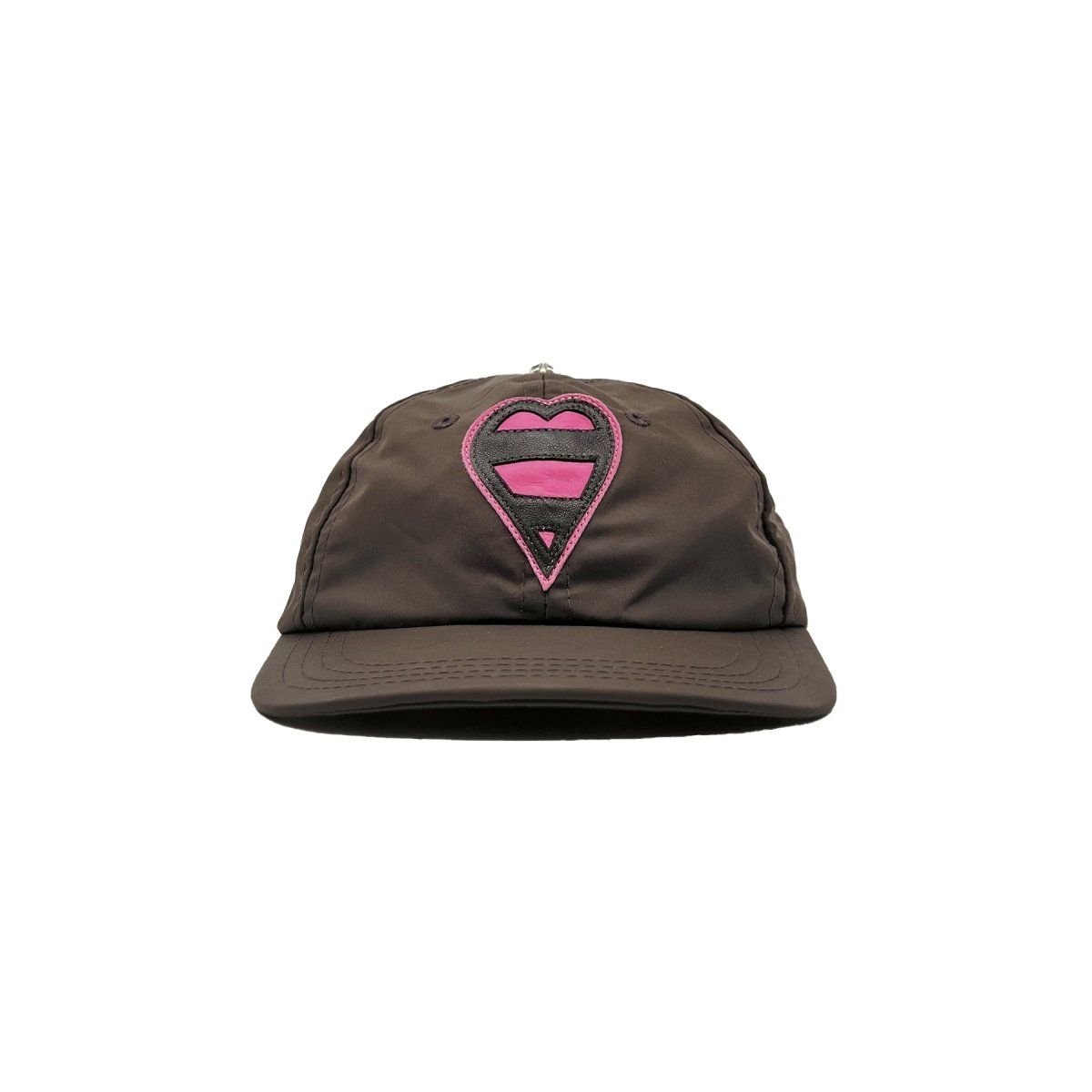 Chrome Hearts Love Silver Button Brown Hat - SRM