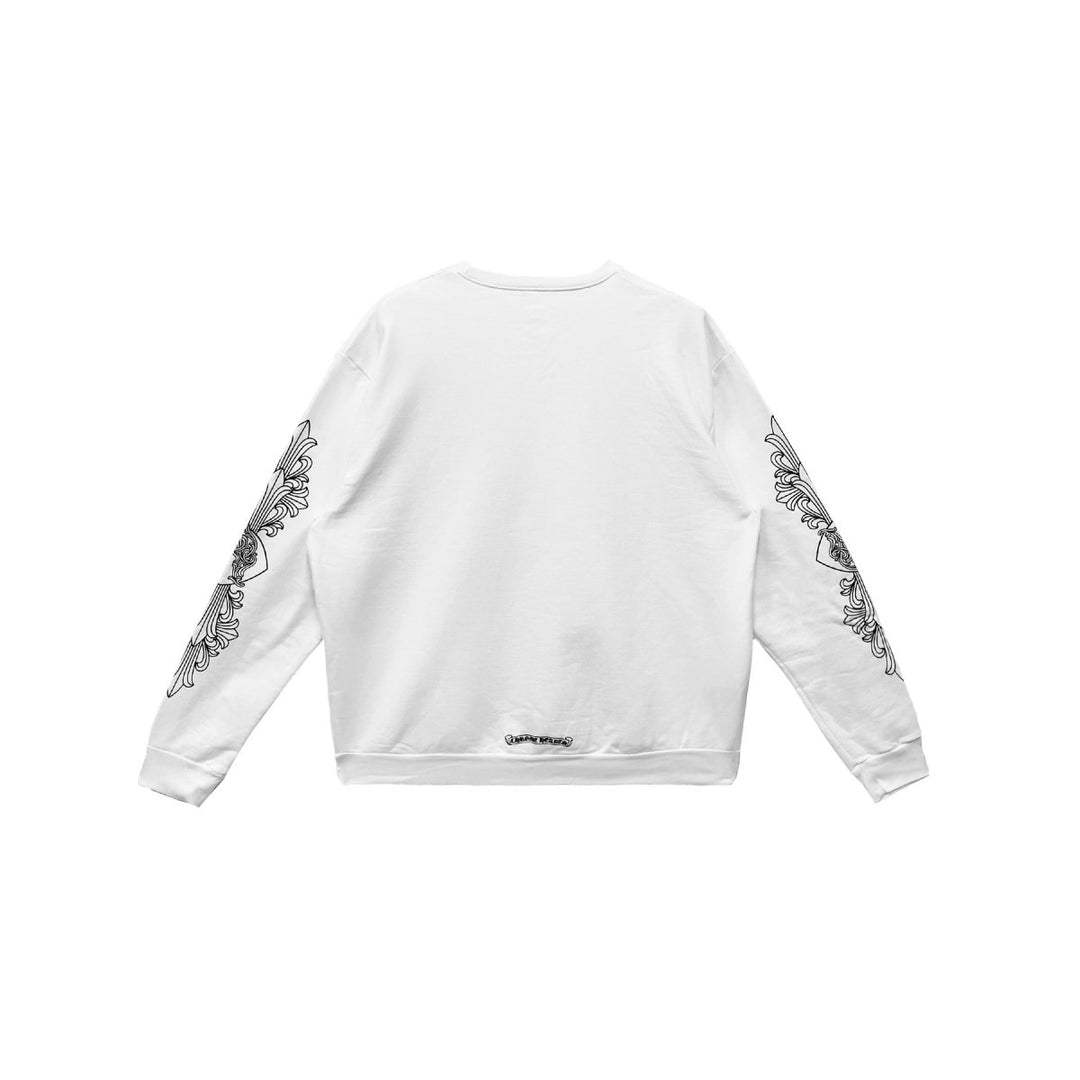 Chrome Hearts LOVE YOU Letter White Sweatershirt - SHENGLI ROAD MARKET