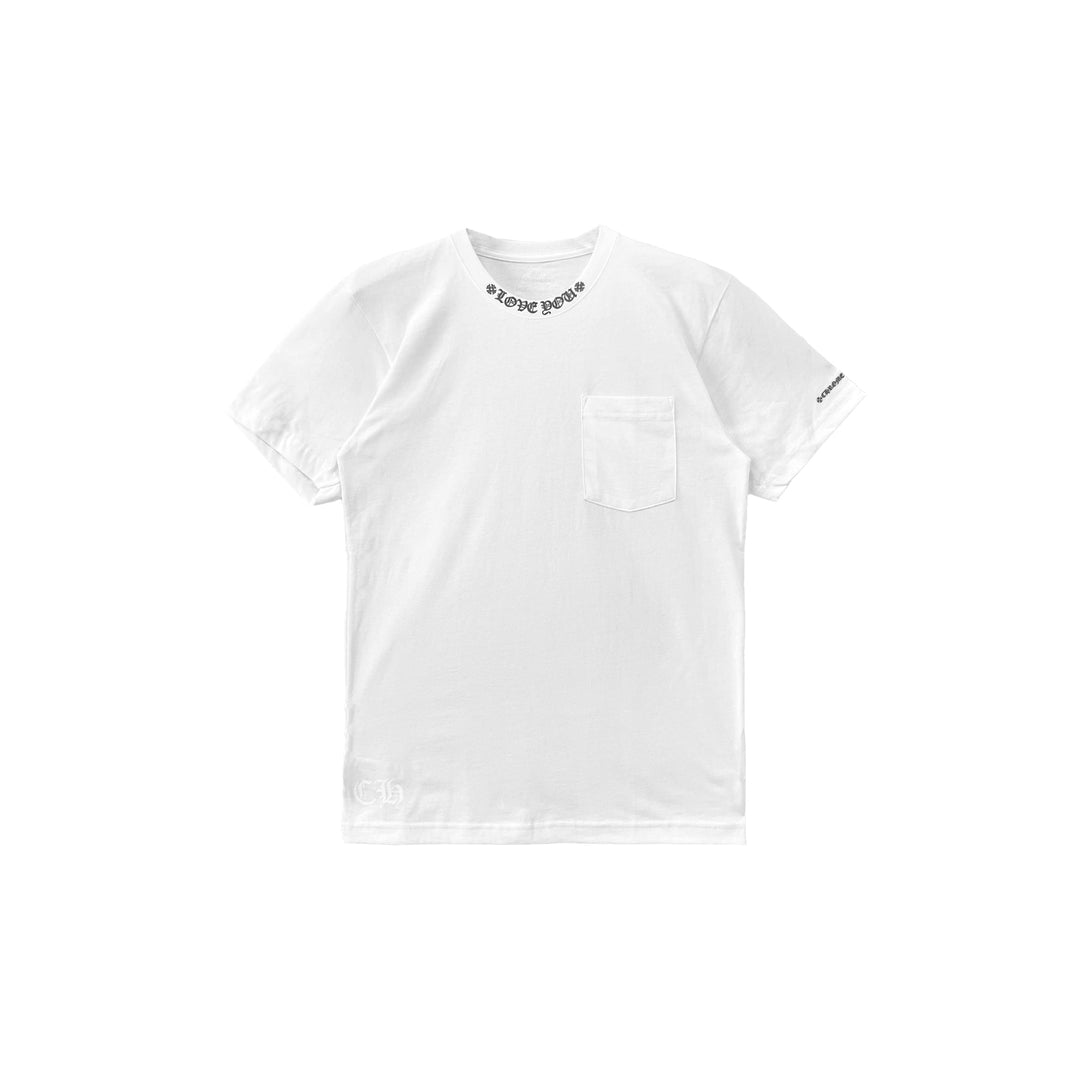 Chrome Hearts LOVE YOU White Short Sleeve T-Shirt Tee - SHENGLI ROAD MARKET